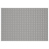 Vidaxx couverture lestée 135x200 cm 10 kg tissu gris