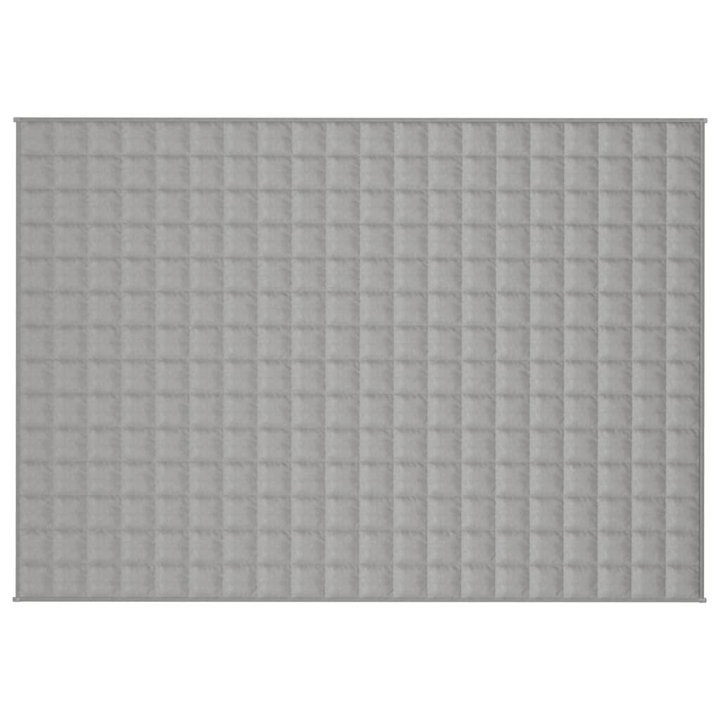 Vidaxx couverture lestée 137x200 cm 10 kg tissu gris