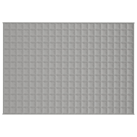 Vidaxx couverture lestée 137x200 cm 10 kg tissu gris