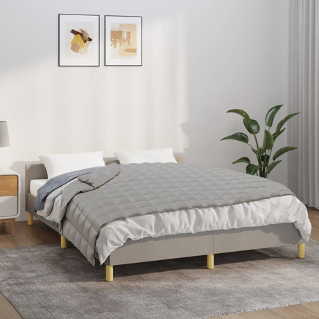 Vidaxx couverture lestée 137x200 cm 10 kg tissu gris