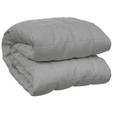 Vidaxx couverture lestée 140x200 cm 10 kg tissu gris