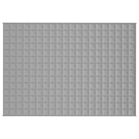 Vidaxx couverture lestée 140x200 cm 10 kg tissu gris