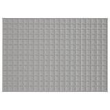 VIDAXL Coperta debole 140x200 cm 10 kg di tessuto grigio