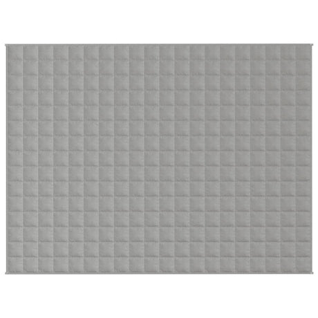 Vidaxx couverture lestée 152x203 cm 7 kg tissu gris