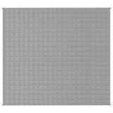 Vidaxx couverture lestée 200x220 cm 9 kg tissu gris