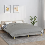 Vidaxx couverture lestée 200x220 cm 9 kg tissu gris