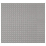 Vidaxx couverture lestée 200x220 cm 13 kg tissu gris