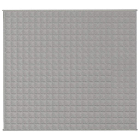 Vidaxx couverture lestée 200x220 cm 13 kg tissu gris