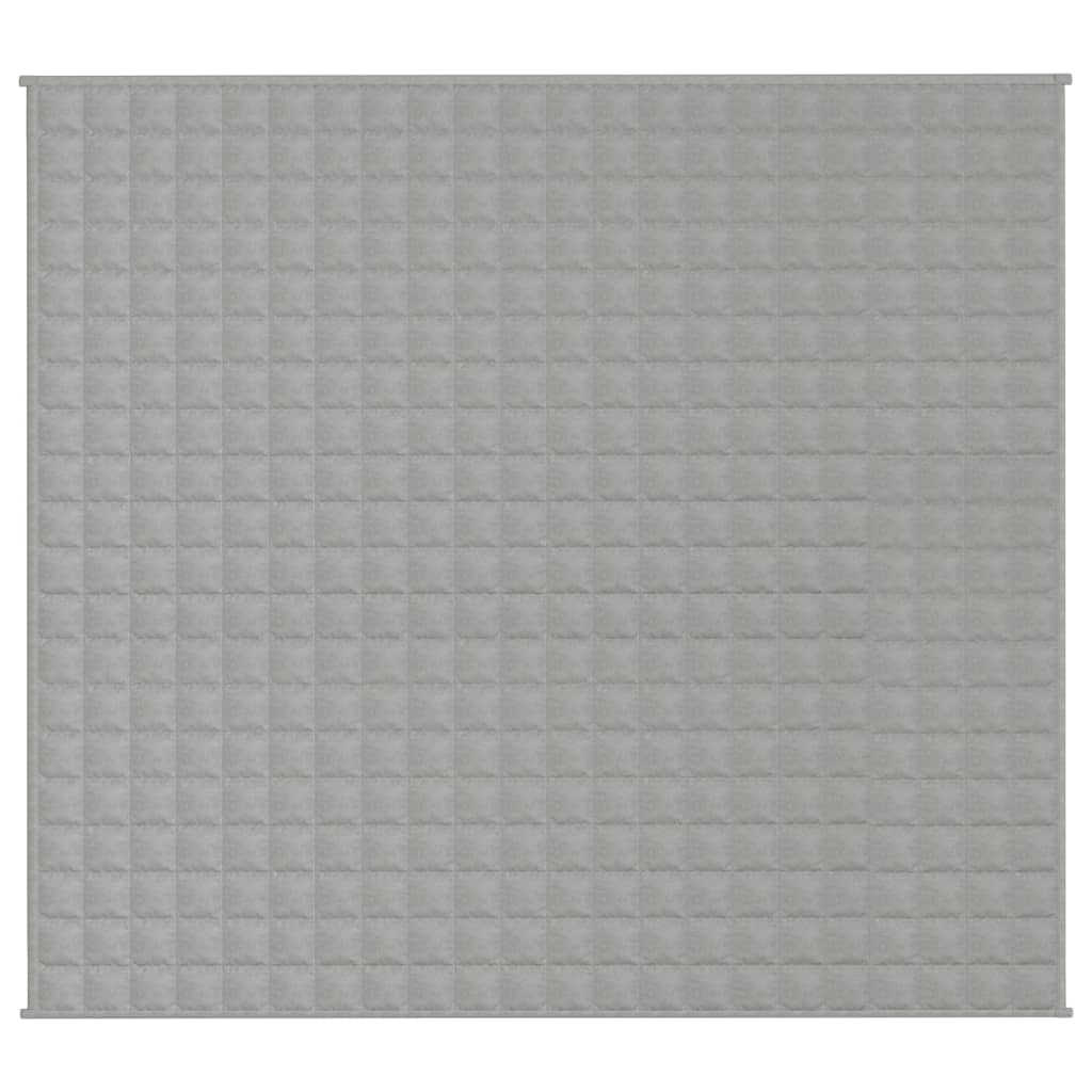 Vidaxx couverture lestée 200x230 cm 13 kg tissu gris