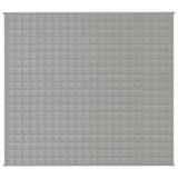 Vidaxx couverture lestée 200x230 cm 13 kg tissu gris