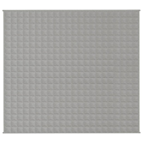 Vidaxx couverture lestée 200x230 cm 13 kg tissu gris
