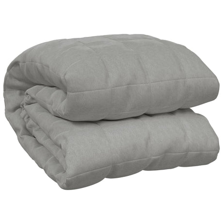 Vidaxx couverture lestée 220x230 cm 11 kg tissu gris