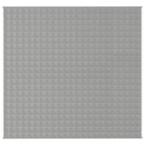 Vidaxx couverture lestée 220x230 cm 11 kg tissu gris