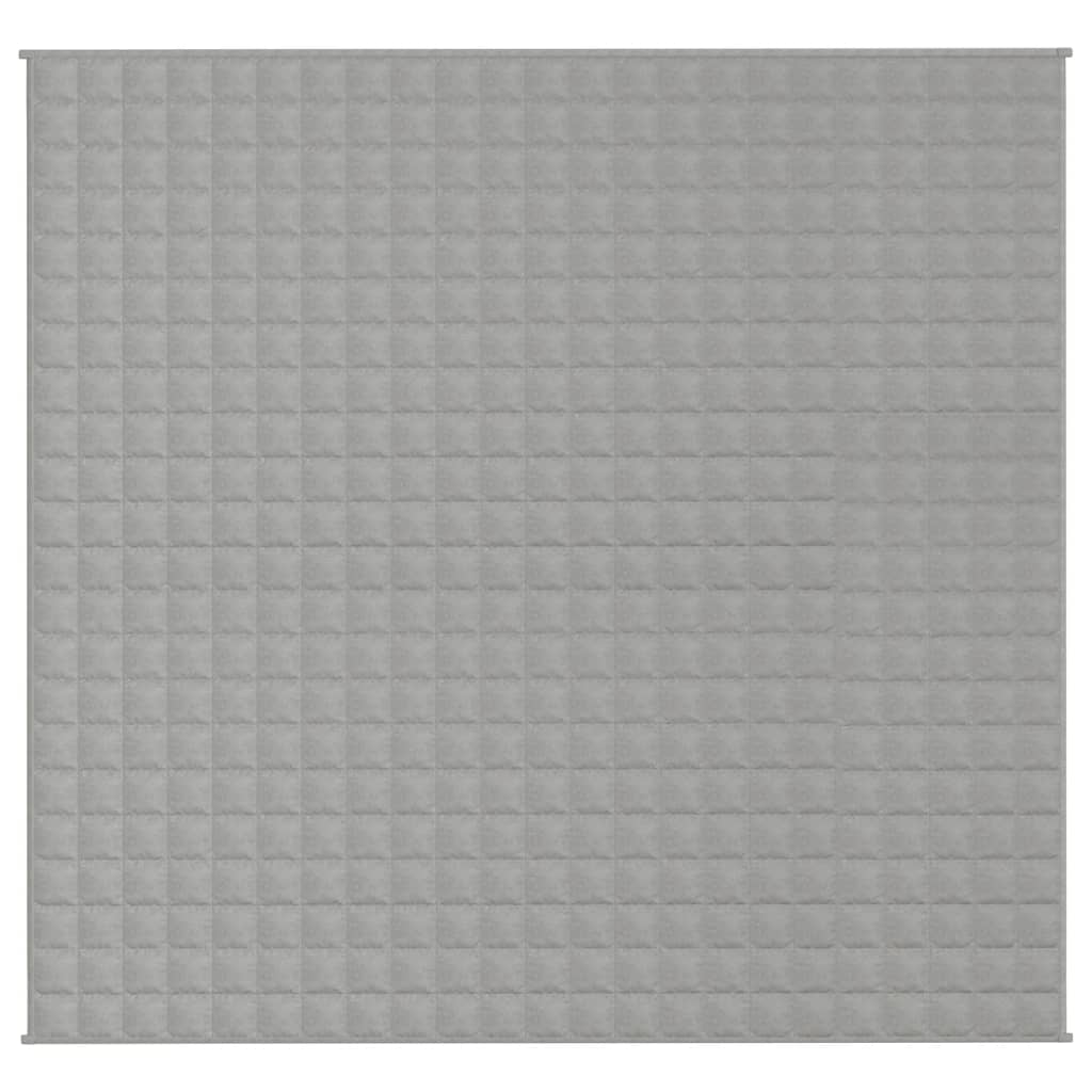 Vidaxx couverture lestée 220x240 cm 11 kg tissu gris
