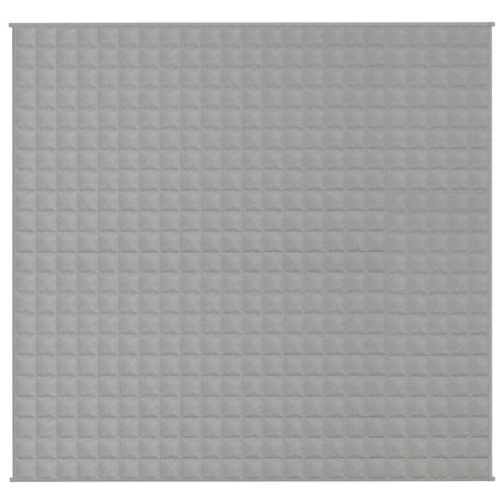 Vidaxx couverture lestée 220x240 cm 11 kg tissu gris