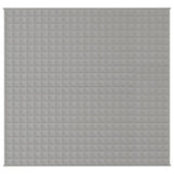 Vidaxx couverture lestée 220x230 cm 15 kg tissu gris