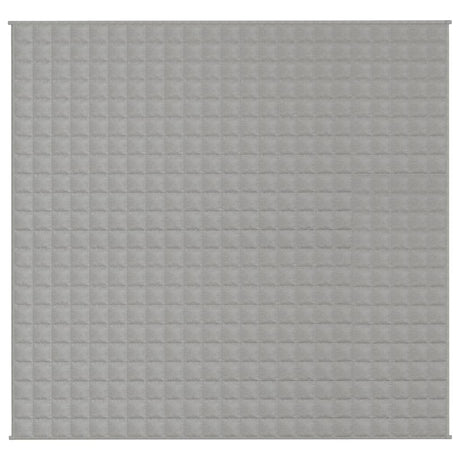 Vidaxx couverture lestée 220x230 cm 15 kg tissu gris