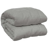 Vidaxx couverture lestée 220x240 cm 15 kg tissu gris