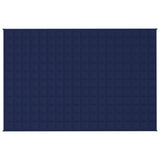Vidaxx couverture lestée 122x183 cm 5 kg tissu bleu