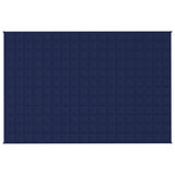 Vidaxx couverture lestée 122x183 cm 9 kg tissu bleu