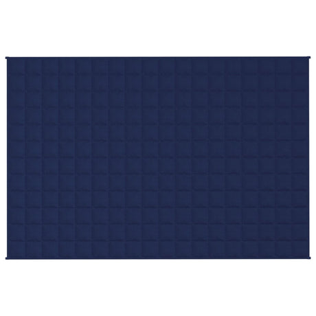 Vidaxx couverture lestée 122x183 cm 9 kg tissu bleu