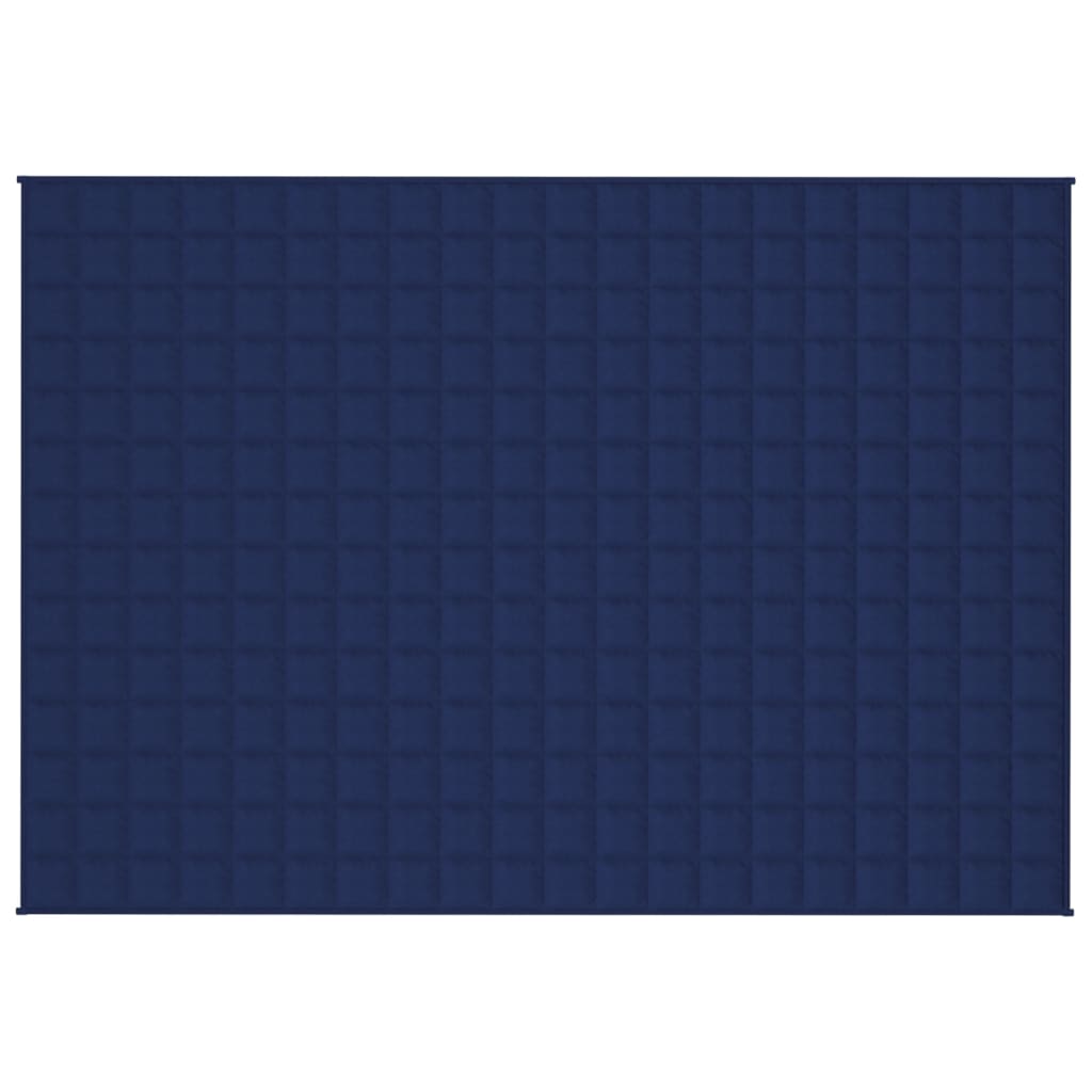 Vidaxx couverture lestée 137x200 cm 6 kg tissu bleu