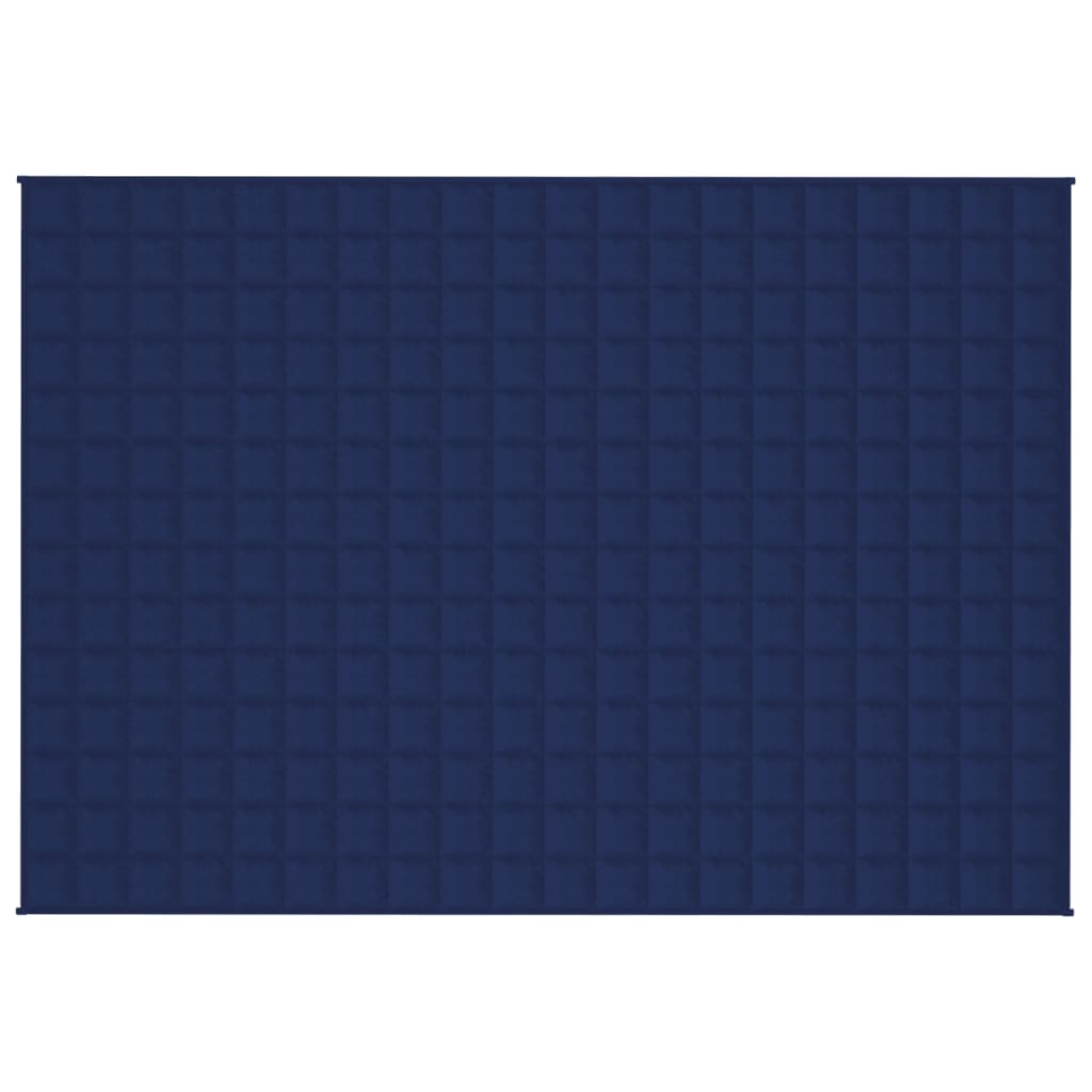 Vidaxx couverture lestée 140x200 cm 6 kg tissu bleu