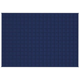 Vidaxx couverture lestée 140x200 cm 6 kg tissu bleu