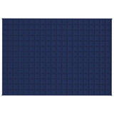 Vidaxx couverture lestée 135x200 cm 10 kg tissu bleu
