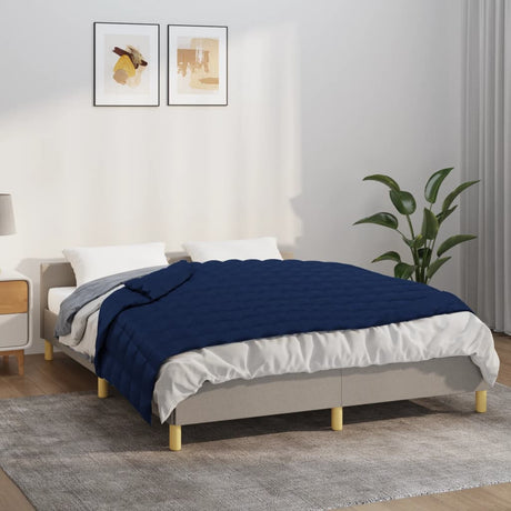 Vidaxx couverture lestée 135x200 cm 10 kg tissu bleu