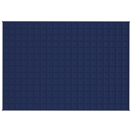Vidaxx couverture lestée 140x200 cm 10 kg tissu bleu