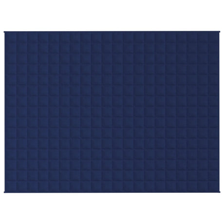 Vidaxx couverture lestée 152x203 cm 7 kg tissu bleu