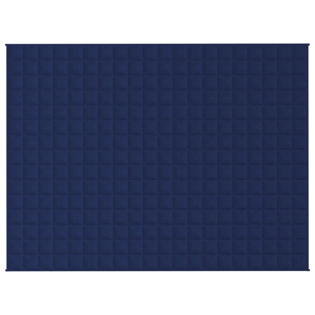 Vidaxx couverture lestée 152x203 cm 11 kg tissu bleu