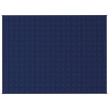 Vidaxx couverture lestée 152x203 cm 11 kg tissu bleu
