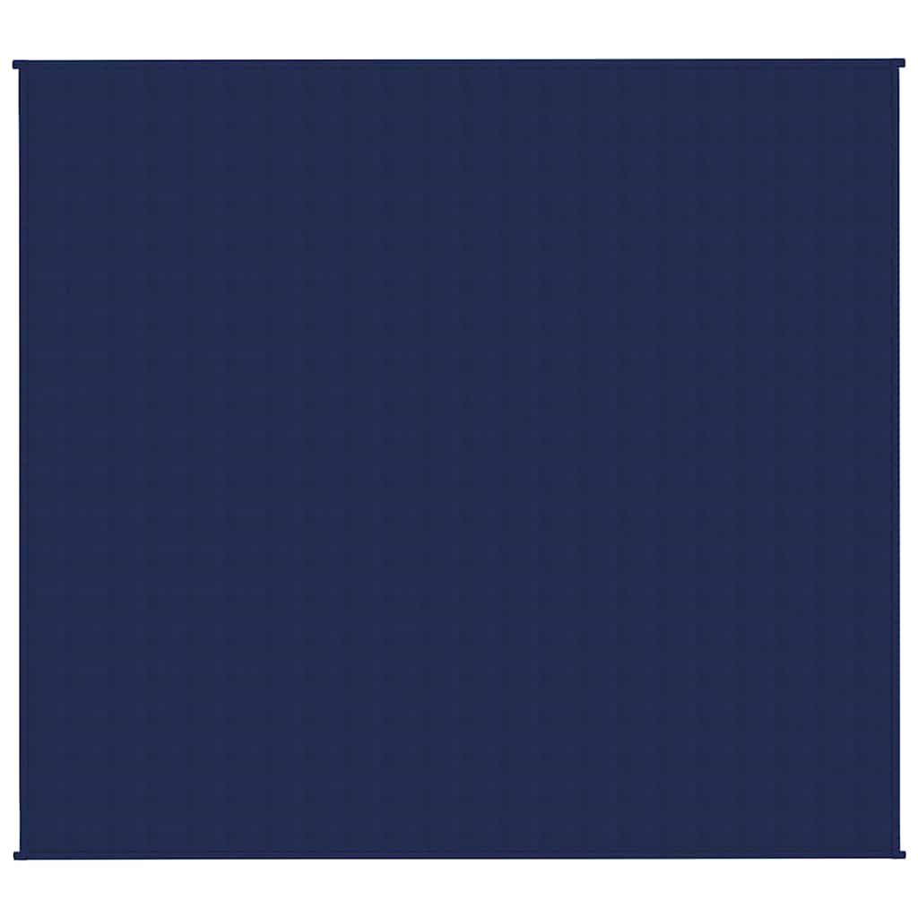 Vidaxx couverture lestée 200x220 cm 9 kg tissu bleu