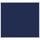 Vidaxx couverture lestée 200x220 cm 9 kg tissu bleu