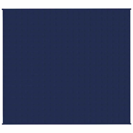 Vidaxx couverture lestée 200x220 cm 9 kg tissu bleu