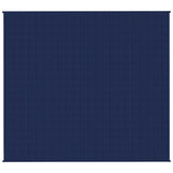 Vidaxl schwache Decke 200x220 cm 9 kg Stoff blau