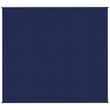 VIDAXL Coperta debole 200x230 cm 9 kg di tessuto blu