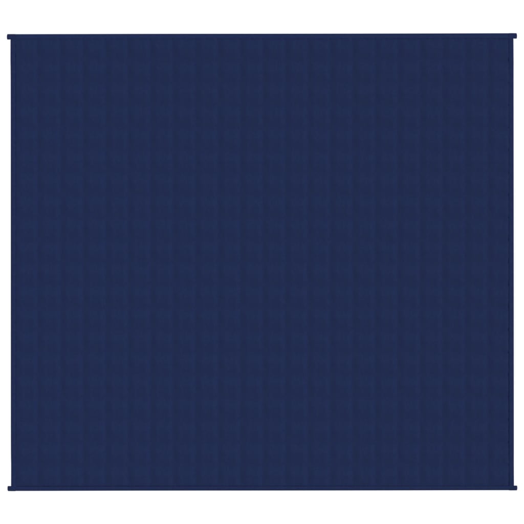 Vidaxx couverture lestée 200x220 cm 13 kg tissu bleu