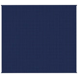 Vidaxx couverture lestée 200x220 cm 13 kg tissu bleu