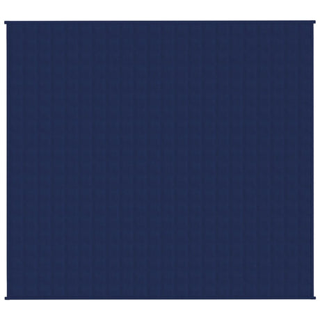 Vidaxx couverture lestée 200x230 cm 13 kg tissu bleu