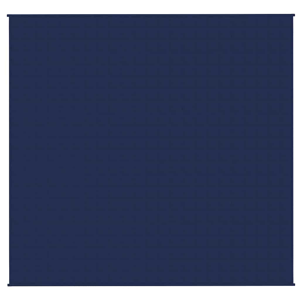 Vidaxx couverture lestée 220x240 cm 11 kg tissu bleu
