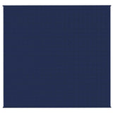 Vidaxx couverture lestée 220x240 cm 11 kg tissu bleu