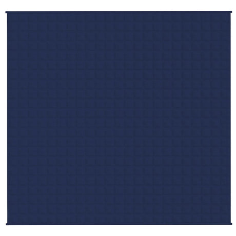 Vidaxx couverture lestée 220x240 cm 15 kg tissu bleu