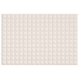 Vidaxx couverture lestée 122x183 cm 5 kg tissu crème clair