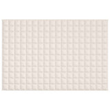 Vidaxx couverture lestée 122x183 cm 9 kg tissu crème clair