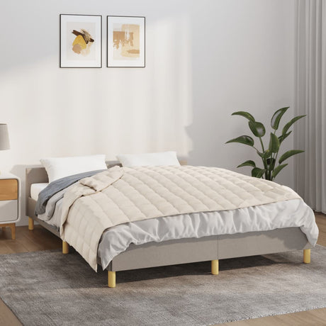Vidaxx couverture lestée 122x183 cm 9 kg tissu crème clair