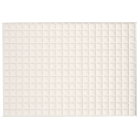 Vidaxx couverture lestée 135x200 cm 6 kg tissu crème clair