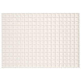 Vidaxx couverture lestée 135x200 cm 6 kg tissu crème clair